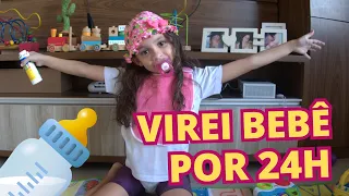 VIREI BEBÊ POR 24 HORAS - Maya Lima #bebe #baby
