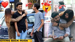 What Happens After Giving Back Hugs To Strangers || Funny Reactions || AANCHAL THAKUR ||