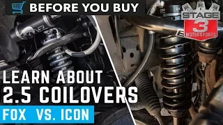 Before You Buy: F150 2.5 Inch Coilovers FOX vs ICON