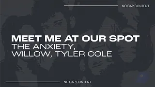 THE ANXIETY, WILLOW, Tyler Cole - "Meet Me At Our Spot" | caught a vibe baby are you coming | TikTok