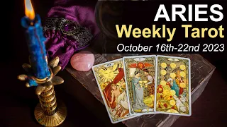 ARIES WEEKLY TAROT READING "DECISION MADE: TAKING THE REINS & MOVING ON" October 16th to 22nd 2023