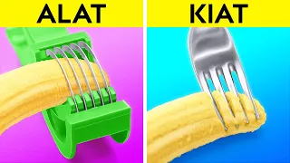 ALAT VS TRIK || Alat Dapur Keren dan Trik Pintar dari TikTok | Ide-Ide Keren oleh 123 GO!