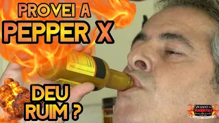 Desafio PepperX - Fabio Tuma Provando a Pimenta Mais Forte do Mundo