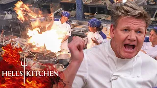 Tilly Ramsay's Sweet 16 Service Goes Up In Flames - And Gordon Is Furious | Hell's Kitchen