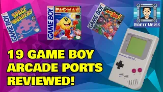19 Classic Game Boy Arcade Ports Reviewed! Pac-Man! Space Invaders! Galaga! Mr. Do! Donkey Kong!
