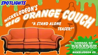 The Nickelodeon BIG ORANGE SNICK COUCH - SOB Nick Ed. - Spotlights