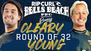 Connor O'Leary vs Nat Young | Rip Curl Pro Bells Beach - Round of 32 Heat Replay