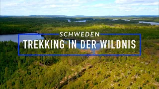 Durch die Wildnis von Schweden - CATCH & COOK auf dem LAGERFEUER - Trekking, Angeln & Wildcampen