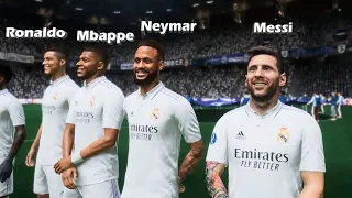 Messi, Ronaldo, Neymar, Mbappe, All Stars | Real Madrid vs Atalanta | Super Cup Final | FIFA