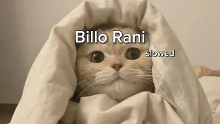 Billo Rani slowed and reverb #billorani #bollywoodsongs #bollywoodmovies #bollywood