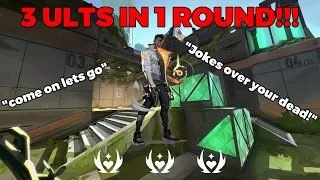 How to ULT 3 time in 1 round in VALORANT!