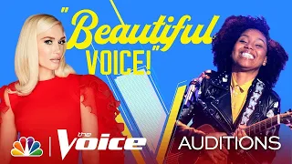 Kiara Brown Puts Her Own Incredible Spin on Tom Petty's "Free Fallin'" - The Voice Blind Auditions