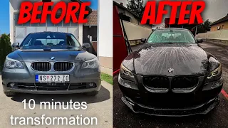 BUILDING AN BMW E60 IN 10 MINUTES