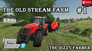 FS22 Baling and Harvesting Potatoes The Old Stream Farm EP1 Farming Simulator 22 Timelapse