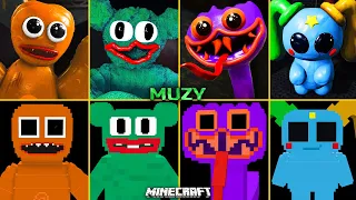 Muzy ALL JUMSPCARES vs MINECRAFT