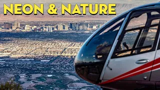 Las Vegas Helicopter Landing Experience | Neon & Nature by Maverick Helicopters