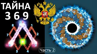 Тайна 3 6 9. Герб РФ и масонский символ. Торсионная Математика Сердца. Тесла. Марко Родин. Часть 2.