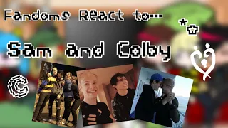 Fandoms React to… [] Sam and Colby [] 1/5 [] Gacha Club / GCRV
