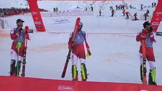 Ski Alpin Men's Slalom Gurgl(AUT) 2.run Highlights 2023