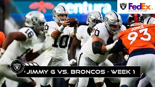 QB Jimmy Garoppolo | Week 1 FedEx Air Player of the Game | Raiders | NFL