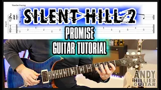 How to play Silent Hill 2 Promise Guitar Tutorial (EASY) with tabs