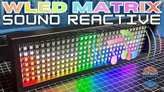 Sound Reactive 2D LED Matrix - ESP32 + INMP441 Digital  Mic + WLED-SR