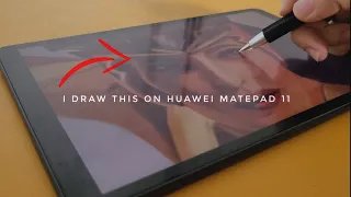 HUAWEI MATEPAD 11 AND M-PENCIL 2 DRAWING AND WRITING REVIEW  | BEST TABLET AND PEN FOR ARTIST