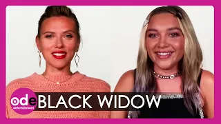 BLACK WIDOW: Scarlett Johansson and Florence Pugh on Teaming Up, Stunts and More!