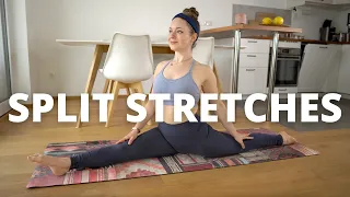 5 MIN SPLIT STRETCHES | A Quick Stretch For Forward Splits & Flexibility