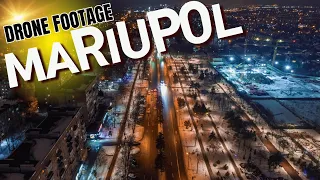 Mariupol at night  in 4K: A Breathtaking 🚁 Drone Footage in glorious 4K UHD 60fps 🌅