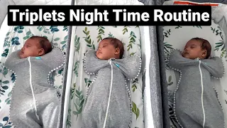 12 Week Old Triplets Sleeping Through the Night? Triplets Night Time Routine