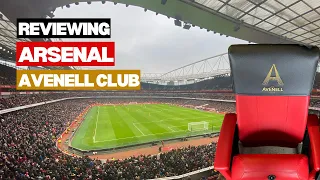 Reviewing Arsenal hospitality inside Avenell Club 🔴