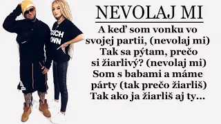 SIMA feat. KALI - NEVOLAJ MI (Text/Lyrics)