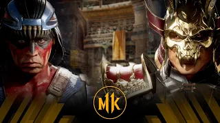 Mortal Kombat 11 - Nightwolf Vs Shao Kahn (Very Hard)