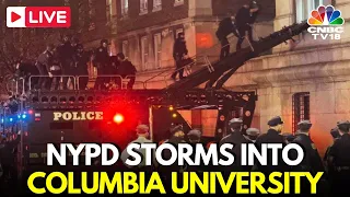 LIVE: Hundreds Of NYPD Officers at Columbia University, New York | Pro Palestine Protests Live| N18L