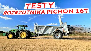 PICHON MK45 + NOWY JOHN DEERE 6R185 (Rolnik Testuje)