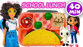 Disney Encanto Mirabel Packs Her Lunch Box With Gabby, Turning Red And Isabella  | Fun Compilation