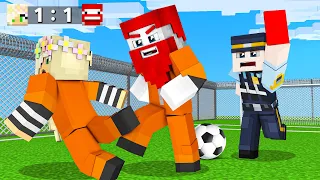 FUSSBALL bei der GEFÄNGNIS OLYMPIADE in Minecraft