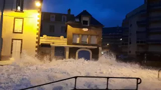 Grandes marées Saint Malo jeudi 4 janvier 2018 matin