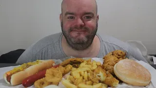 Ordering from the highest rated takeaway in my area fish and chips uk mukbang