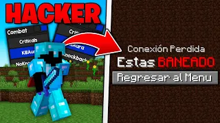 ENCONTRÉ a un HACKER en MI SERVIDOR de MINECRAFT