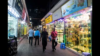 [4K] Walk around Arab capital of Bangkok at Sukhumvit soi 3 on night time