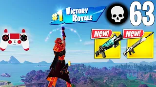 62 Elimination Solo Vs Squads Gameplay Wins (NEW Fortnite Season 2 PS4 Controller)