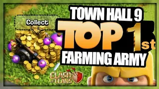 TH 9 TOP FRAM ATTACK STRATEGY FOR BIG LOOT |BEST TH 9 FARMING ATTACK