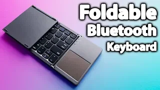 IKOS Foldable Bluetooth Keyboard Review - Portable Travel Keybord