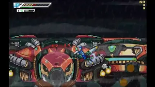 Megaman X Corrupted THE GIGA PARROTROL Mid boss full fight