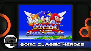 SONIC CLASSIC HEROES - HACK para MEGA DRIVE