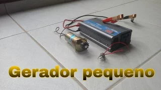 PEQUENO GERADOR DE ENERGIA QUE GERA DE VERDADE