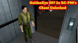 GoldenEye 007 N64 2x RC-P90's Cheat Unlocked