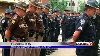 Community honors NKY officers killed in the line of duty